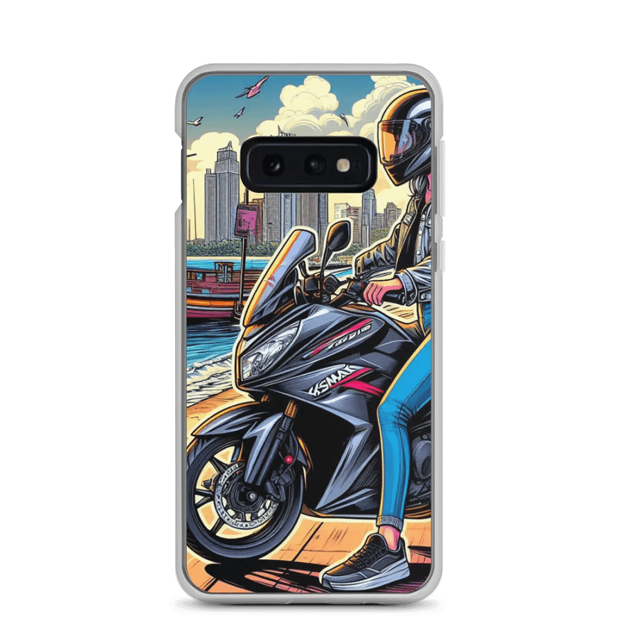 City Rider Samsung® Case | biker women from makassar Indonesia product image (3)