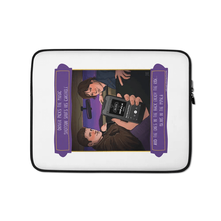 Backseat Laptop Sleeve - Fact Versus Fiction product image (1)