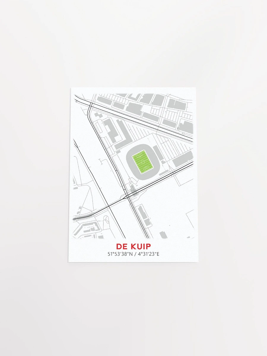 Feyenoord Stadium Map Design Poster product image (16)