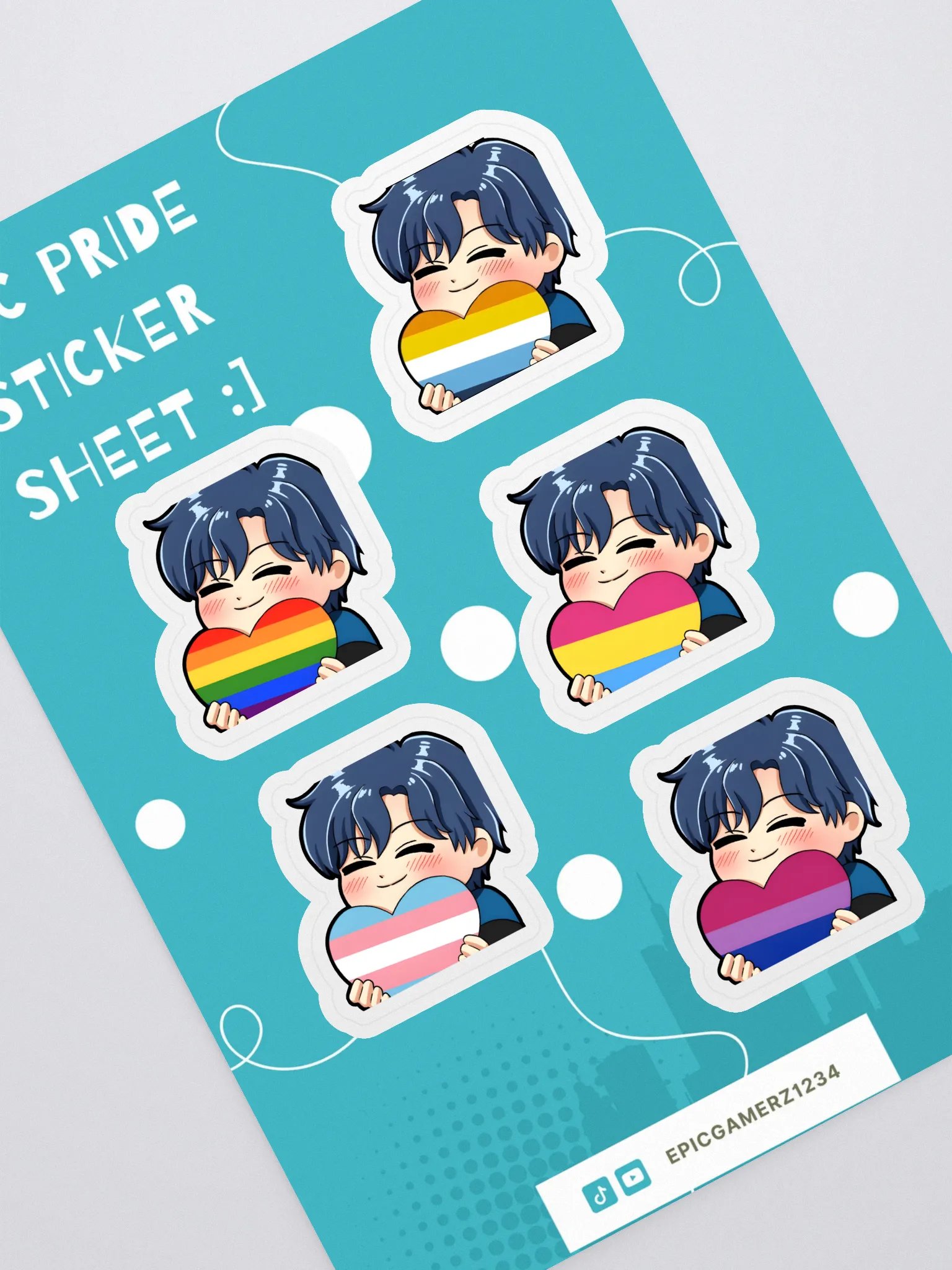 The Epic Pride Sticker Sheet :] product image (1)