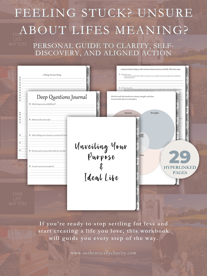 Unveiling Your Purpose & Ideal Life product image (1)