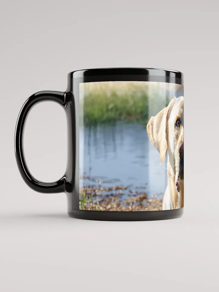 Black Glossy Mug for Dog Lovers and Nature Enthusiasts product image (2)