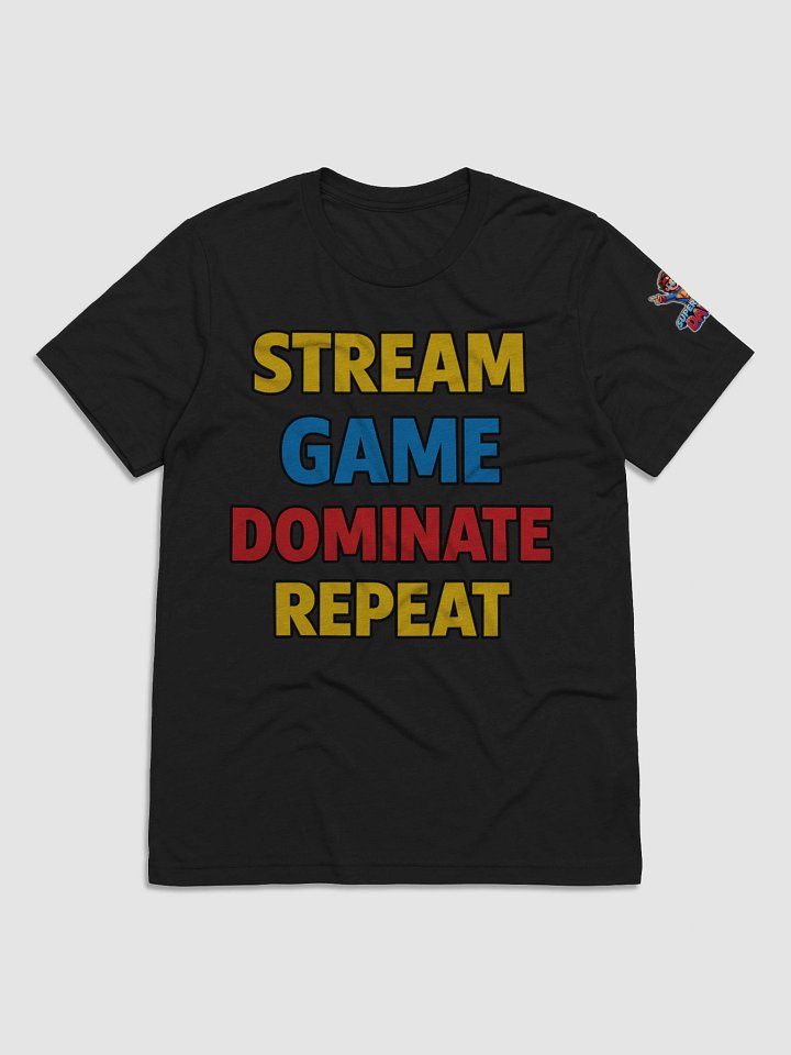 Stream. Game. Dominate. Repeat. 🔥 Ultimate Gamer Shirt product image (2)
