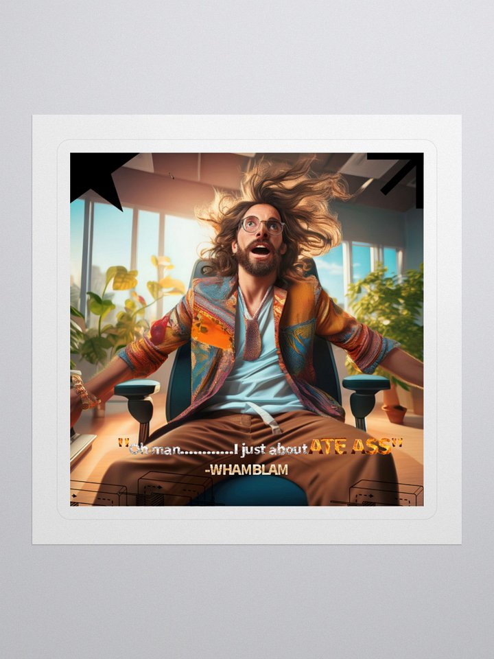 Ate A** Sticker product image (1)