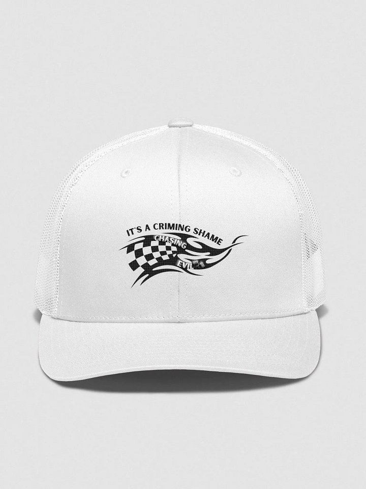 IACS FLAME BASEBALL HAT WHITE product image (1)