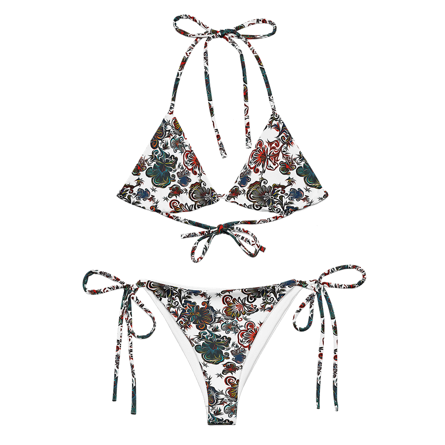Mysterious Flowers | Recycled String Bikini product image (2)