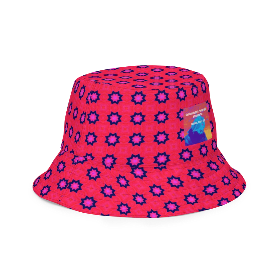 Abstract Red Unisex Bucket Hat product image (15)