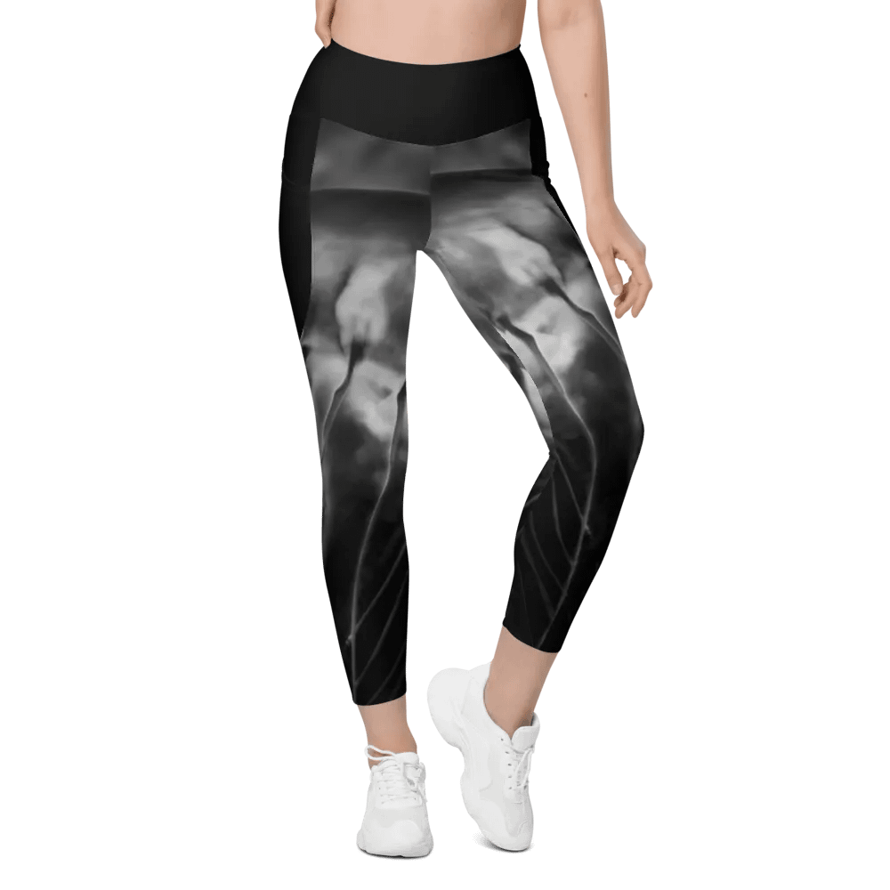 B&W Jellyfish Leggings product image (1)