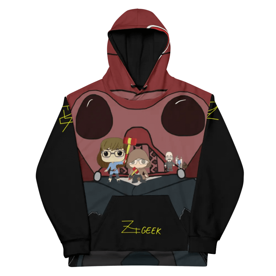 Dorn Geek Wars All Over Hoodie 2 product image (11)
