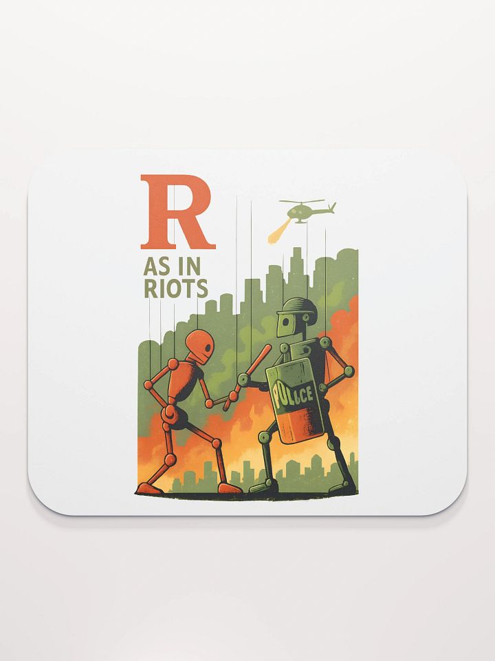 R as in riots mouse pad product image (2)