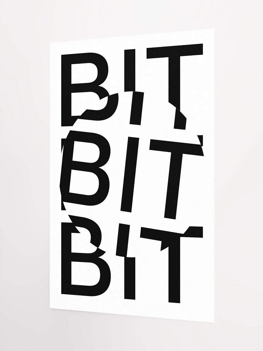 Bit Coin Poster (white) product image (3)