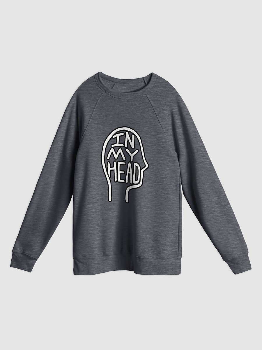 In My Head (lined design) Sponge Fleece Raglan Sweatshirt product image (5)