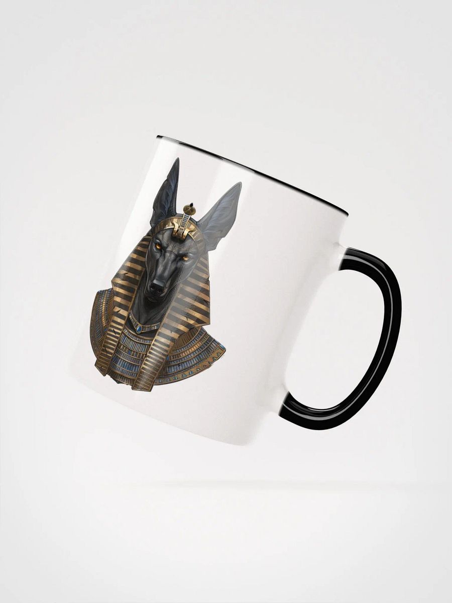 Anubis - The God of the Dead Ceramic Mug with Black Color Inside product image (4)