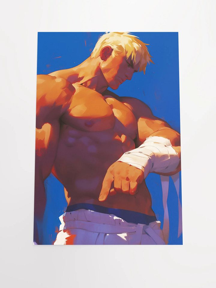 Blonde Fighter Matte Poster product image (1)