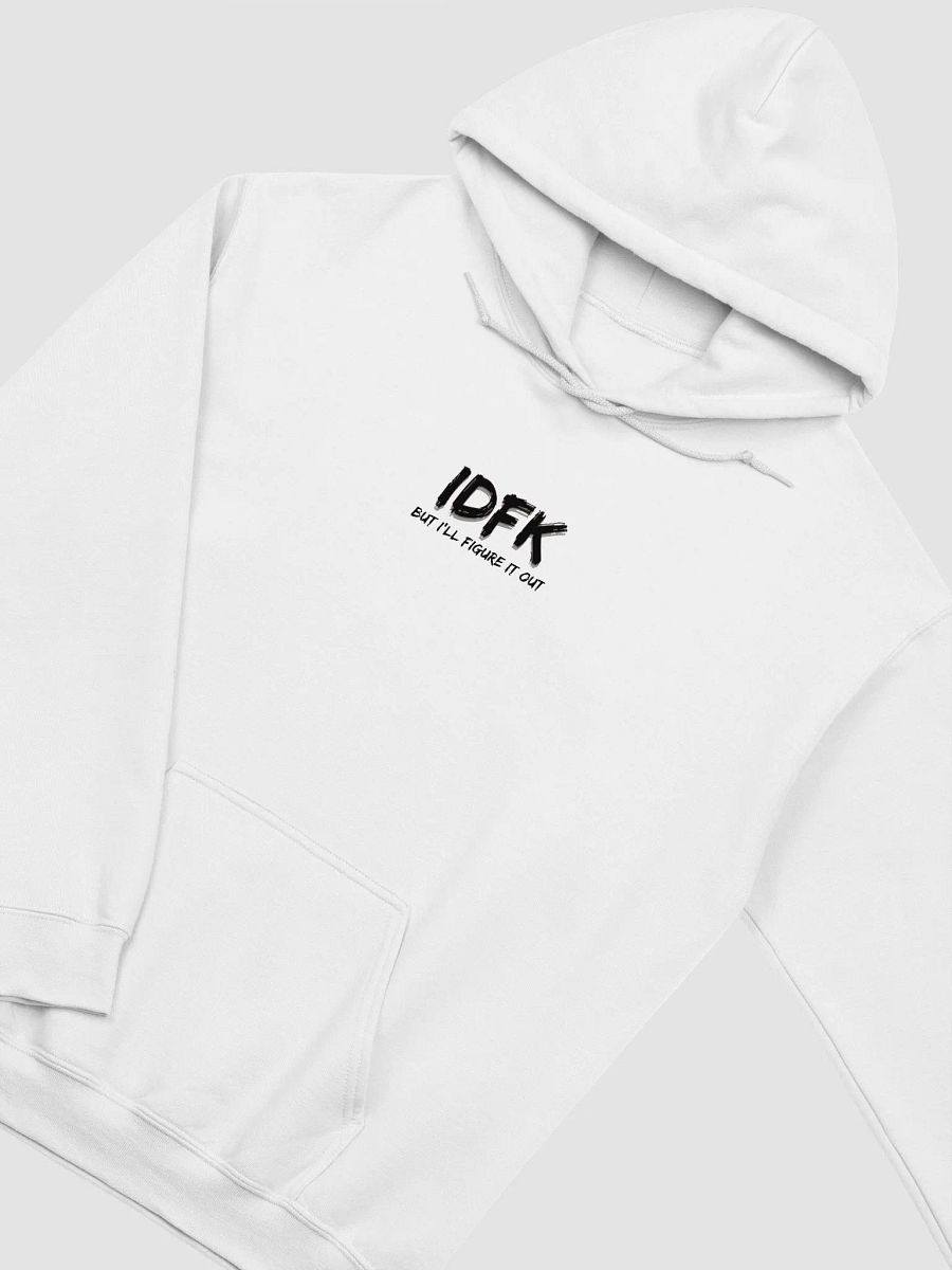 IDFK Black & White Hoodie product image (5)