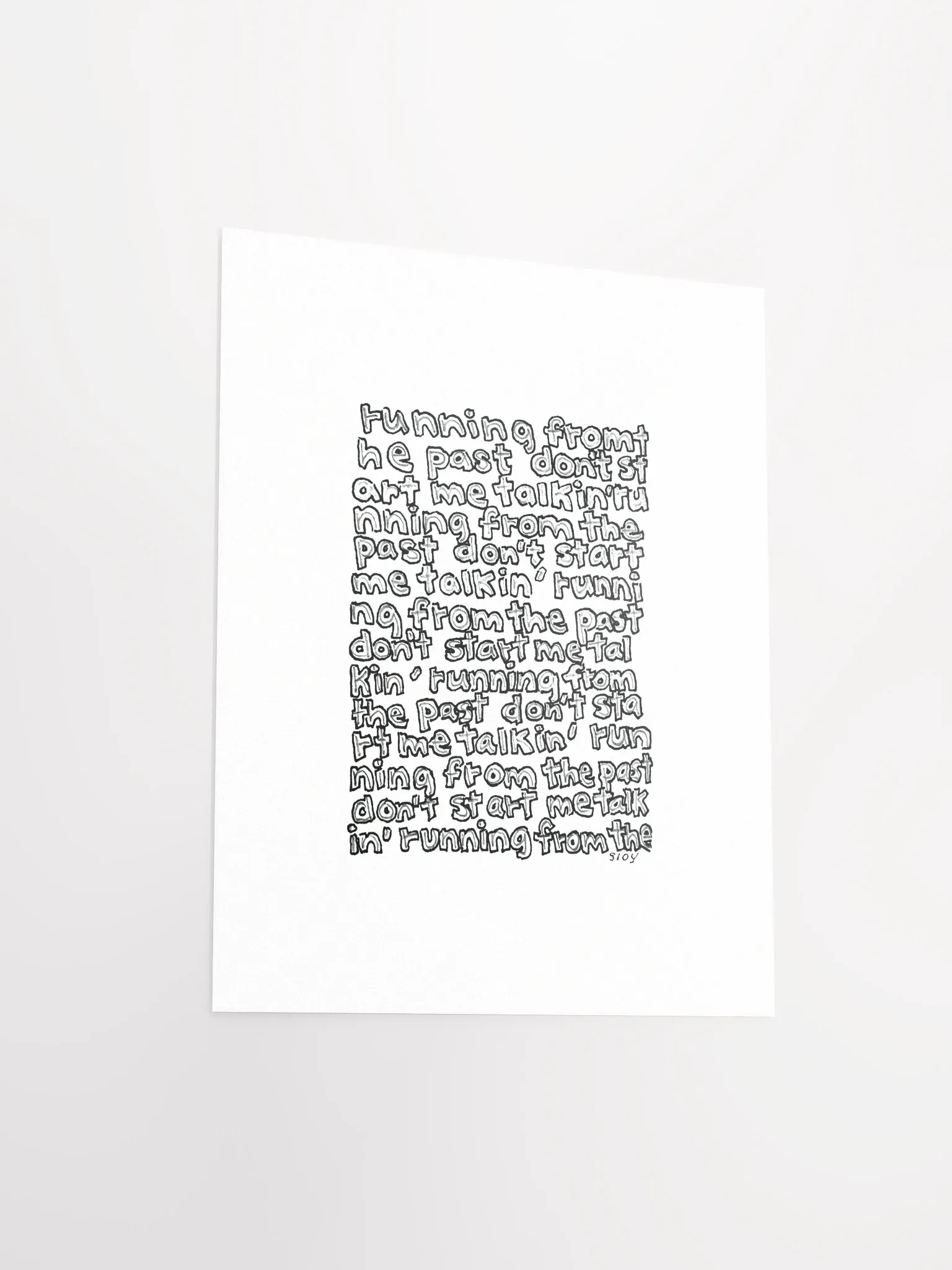 Running from the Past Print product image (4)