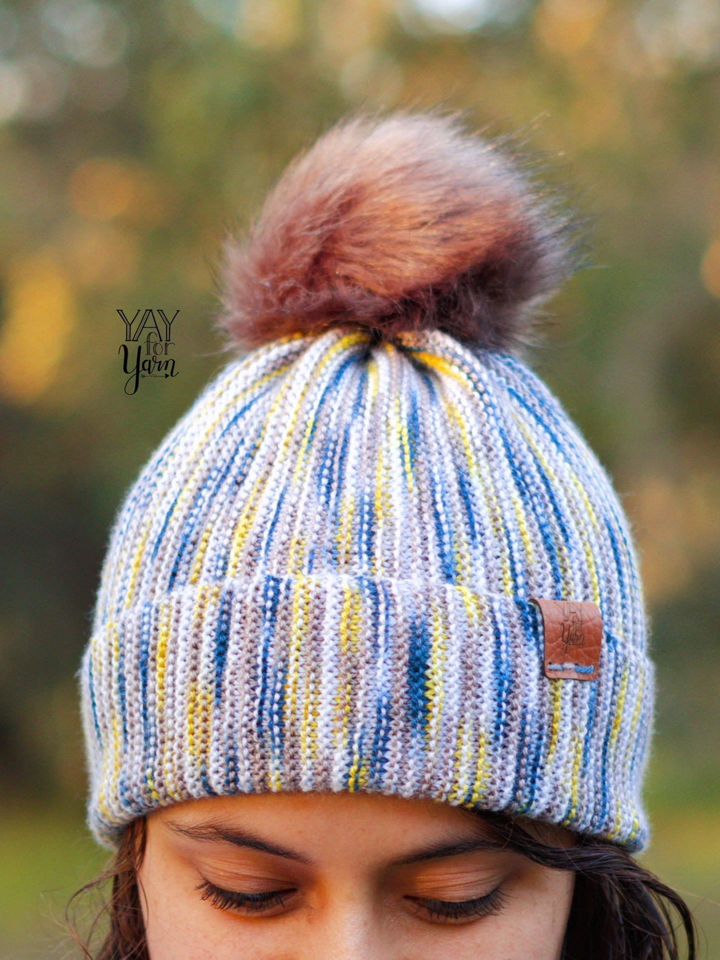 Easiest Knitted Hat EVER - PDF Knitting Pattern & Video Tutorial for Beginners product image (6)