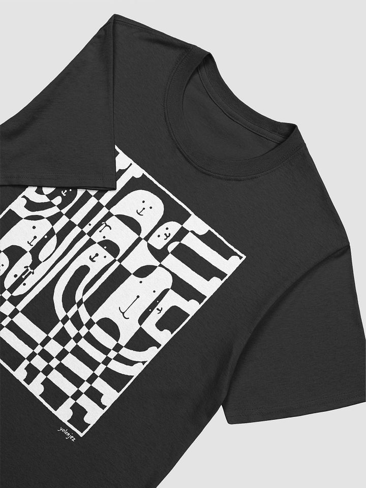 multidimensional social distancing t-shirt (black) product image (2)