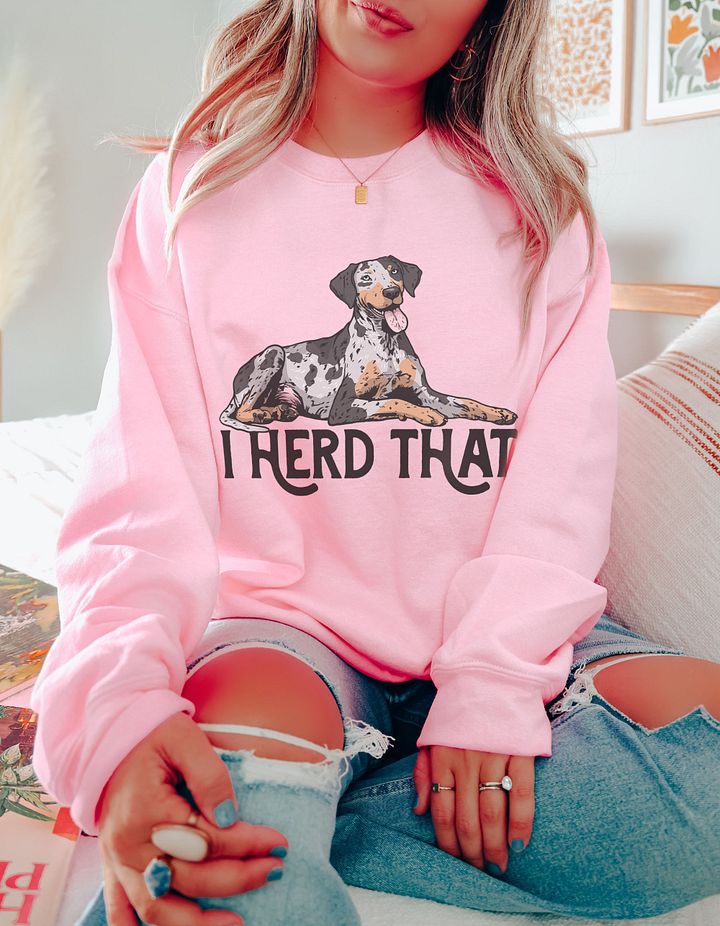I Herd That Sweatshirt of a Catahoula Leopard Dog | Funny Shirt for CLD Paw-rents product image (6)