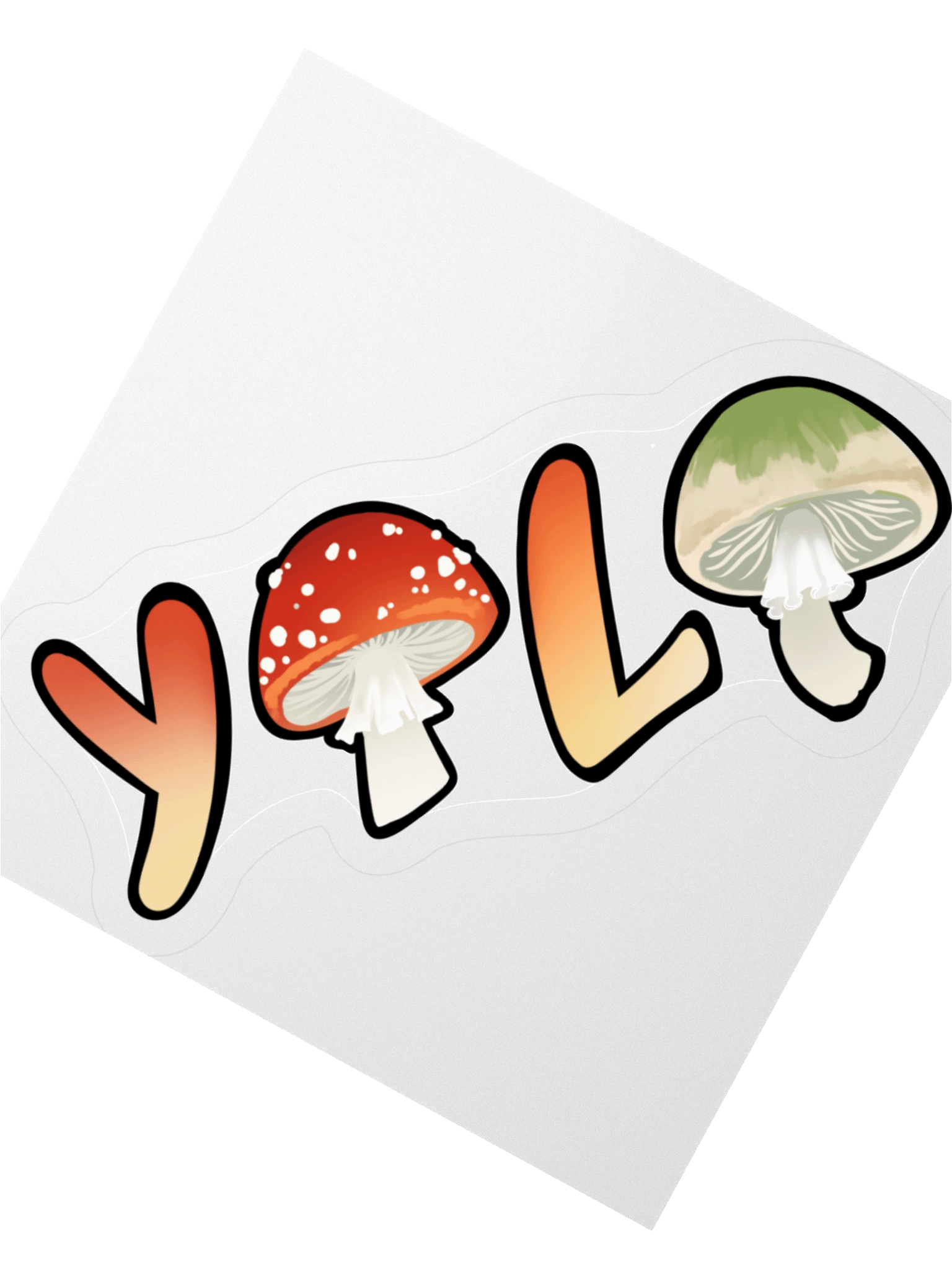 Yolo Mushroom Sticker product image (6)
