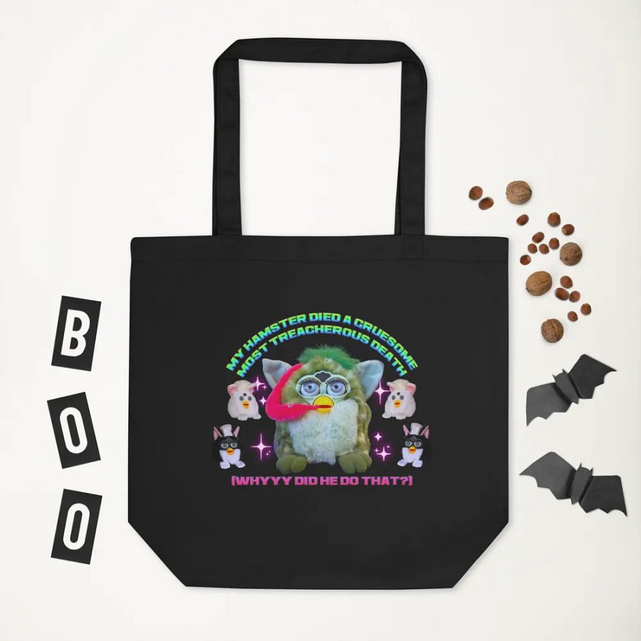 My Hamster Died Tote Bag product image (3)