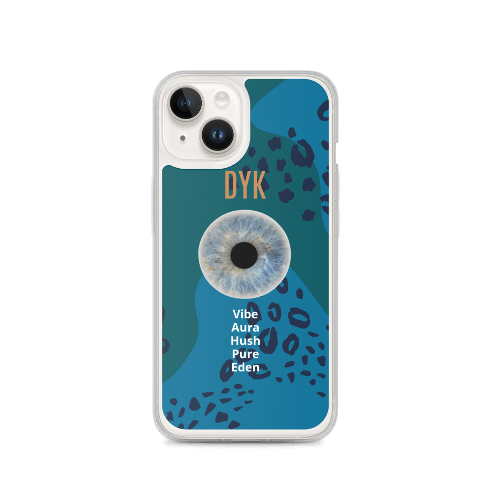 DYK Vibe Aura Hush Pure Eden Clear iPhone® Case product image (4)