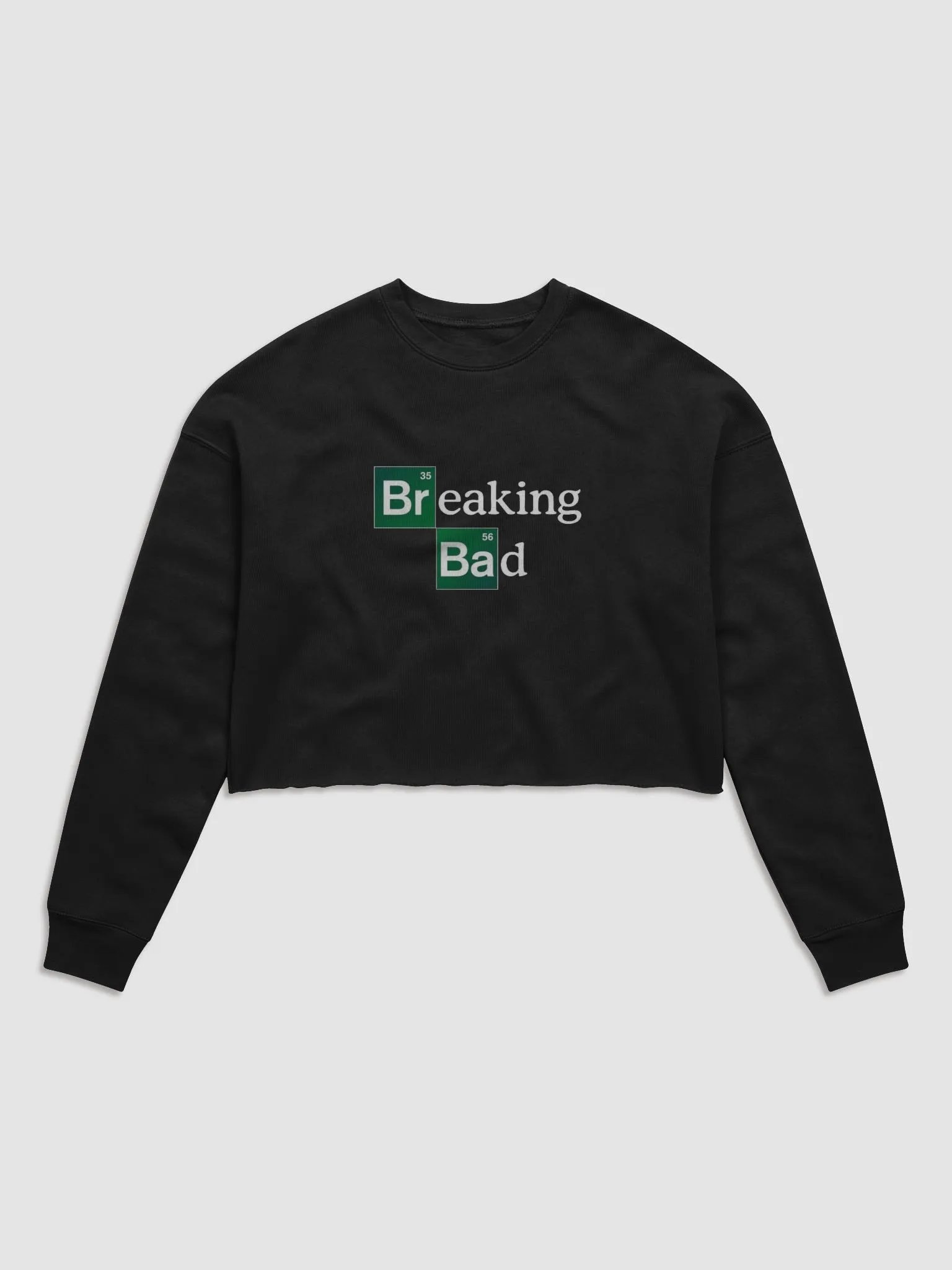 Breaking Bad Periodic Table Women's Crop Sweatshirt product image (2)