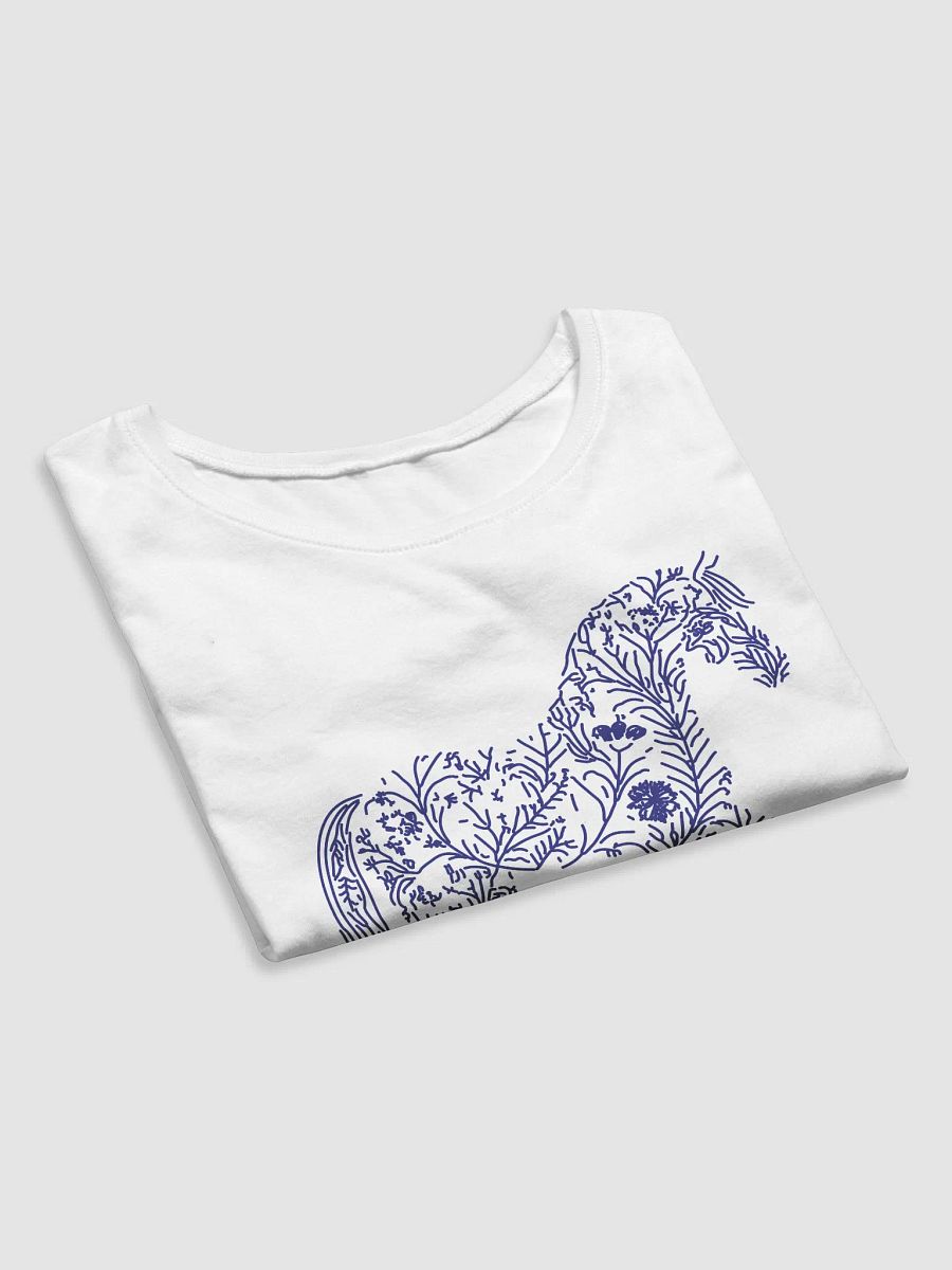 Floral Equine Elegance Crop Tee product image (7)