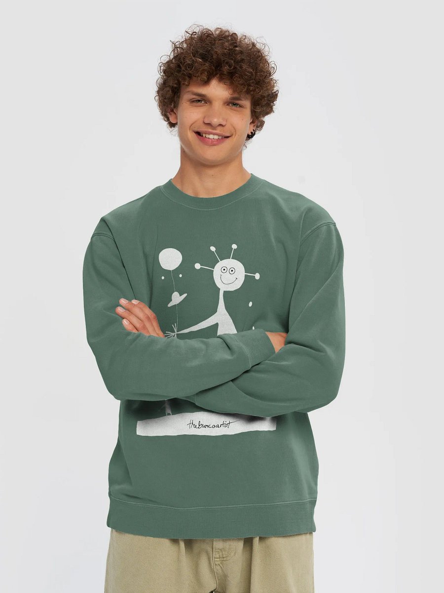 Independent Trading Co. Unisex Midweight Pigment Dyed Sweatshirt product image (2)