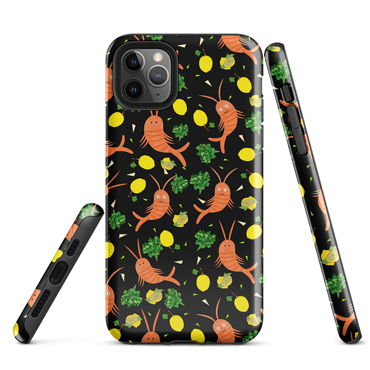 Whimsical Shrimp and Veggie iPhone® Tough Case product image (3)