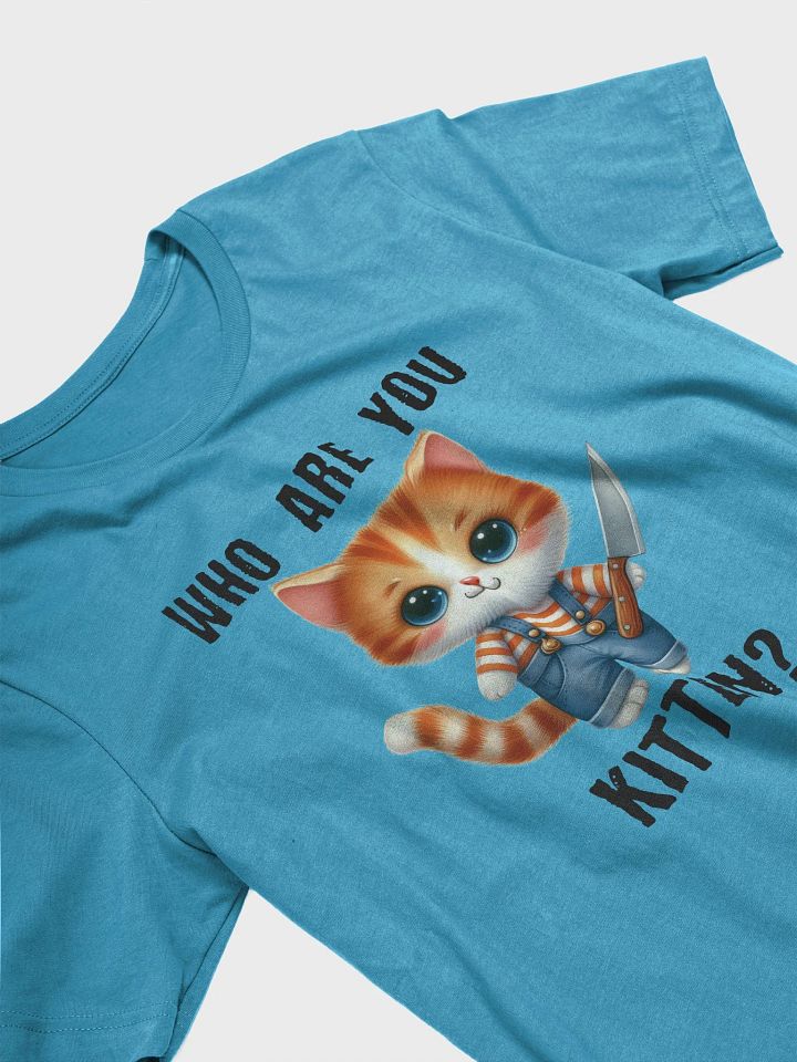 Who Are You Kitten? Cute & Mischievous Cat T-Shirt product image (2)