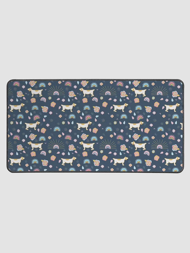 Dogs and Rainbows Desk Mat product image (2)