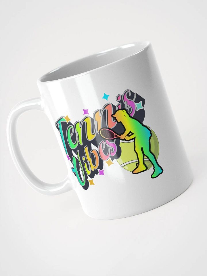 Tennis Vibes Female Neon Colorful Mug product image (2)