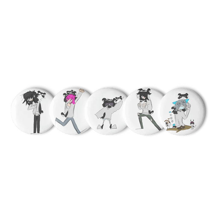 Pin buttons Moon Savers with Hampan product image (1)