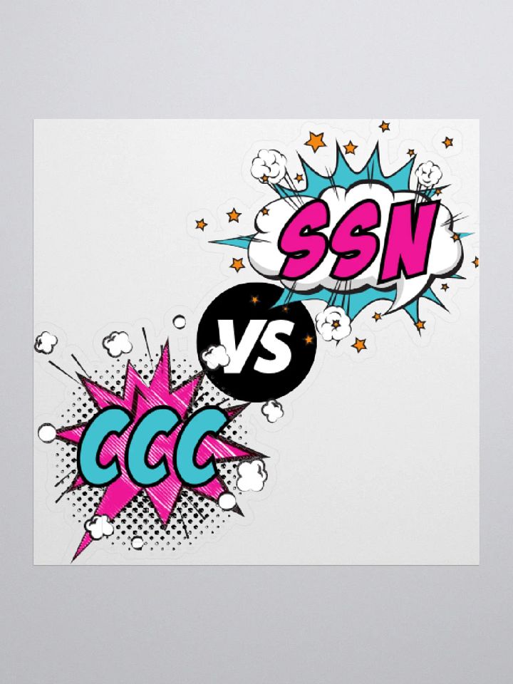 CCC VS SSN STICKER product image (1)