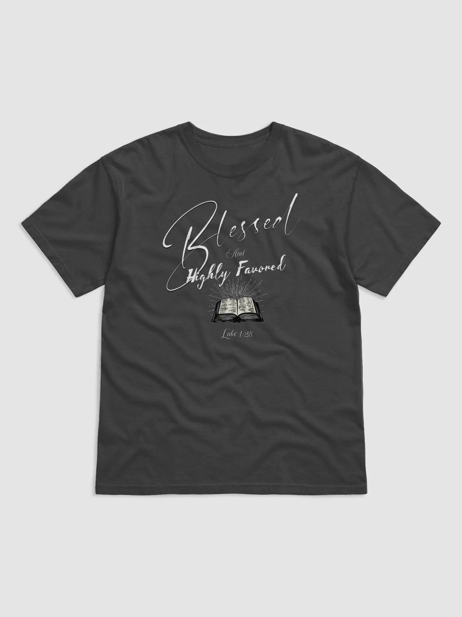 Blessed & Highly Favored Script Tee product image (1)