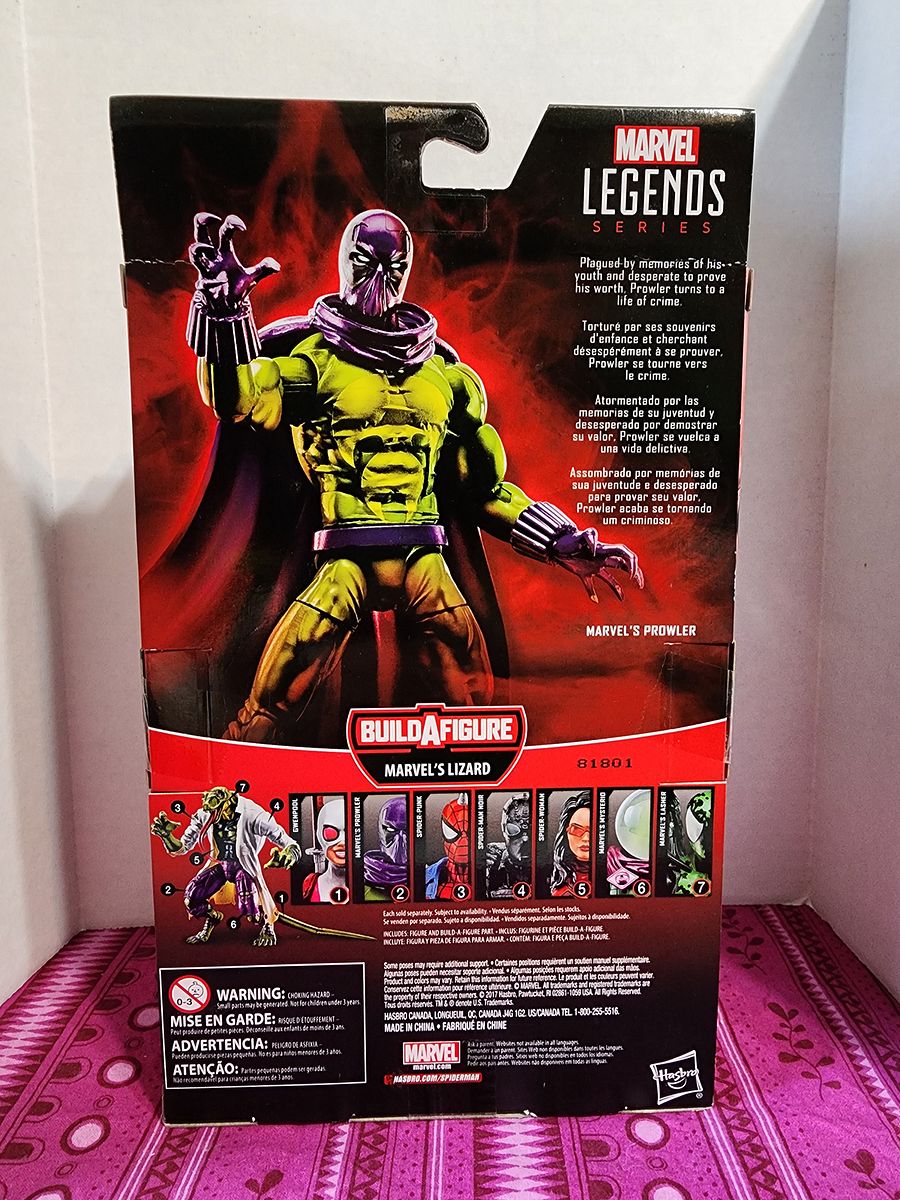 Prowler Marvel Legends Build-A-Figure - New in Box product image (5)