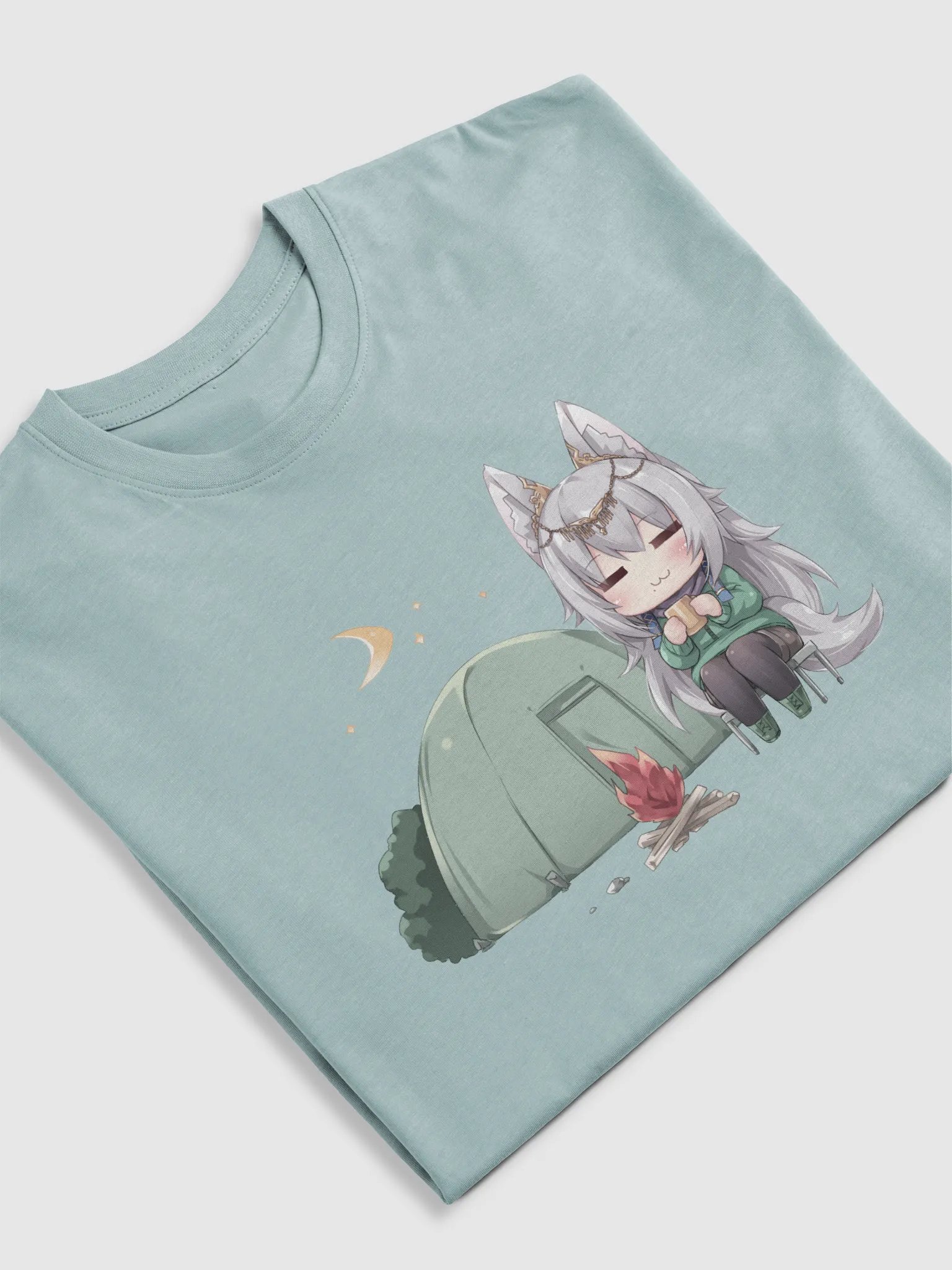 Moonlit Campfire Anime Tee product image (33)