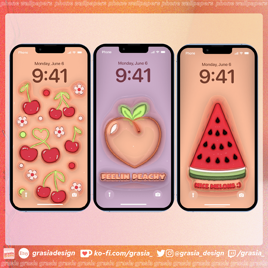 Fruity 3D Phone Wallpapers ♡ product image (3)