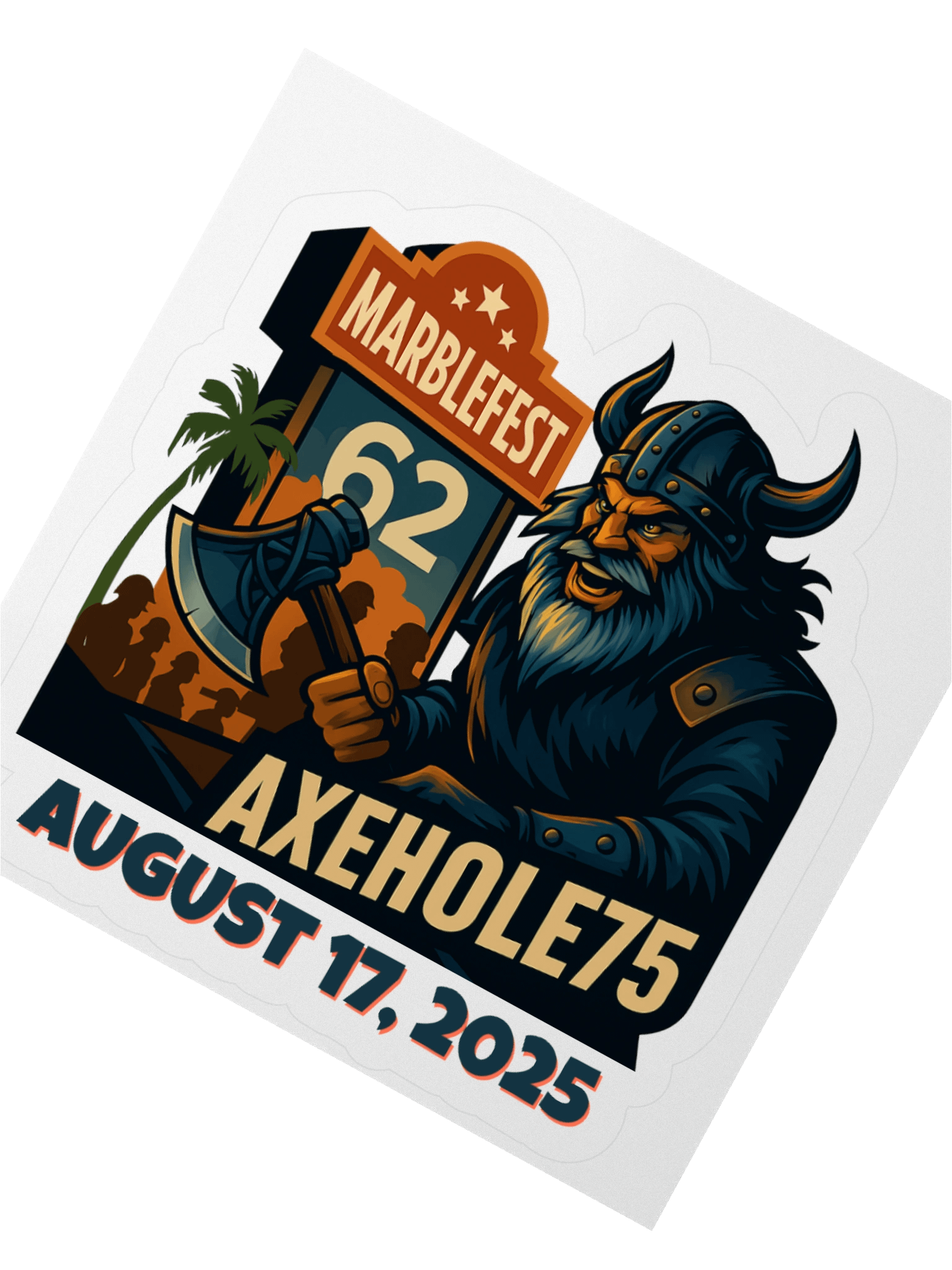 Marblefest62 Axeh0le75 Stickers product image (3)