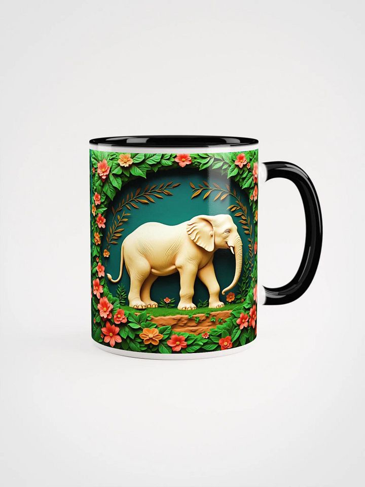 Ornate Elephant Duo Ceramic Mug product image (7)