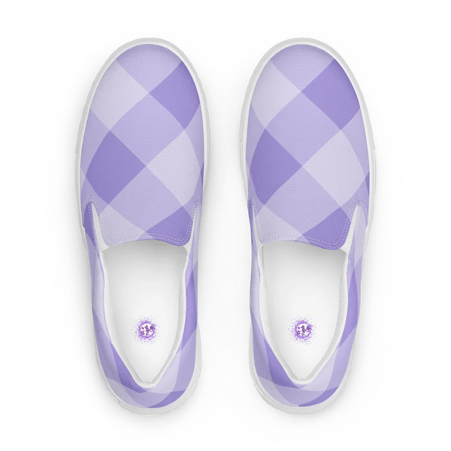 Women's Lavender Diamond Slip-Ons product image (1)