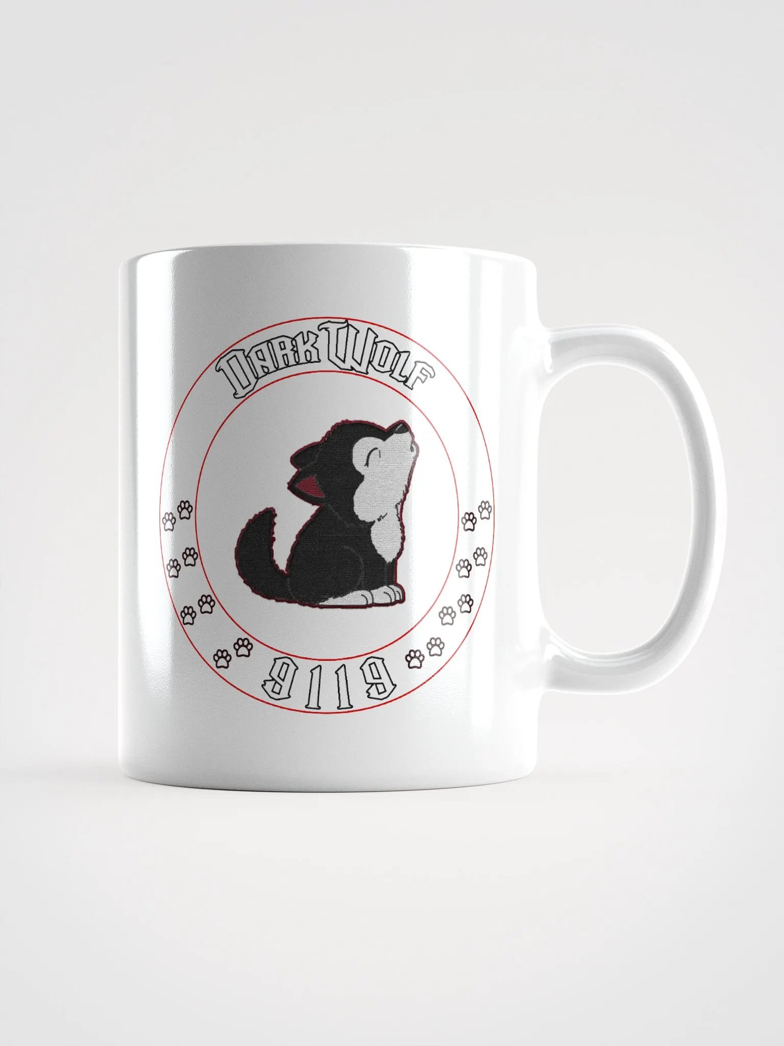 Dark Wolf 9119 Embroidered Mug product image (3)