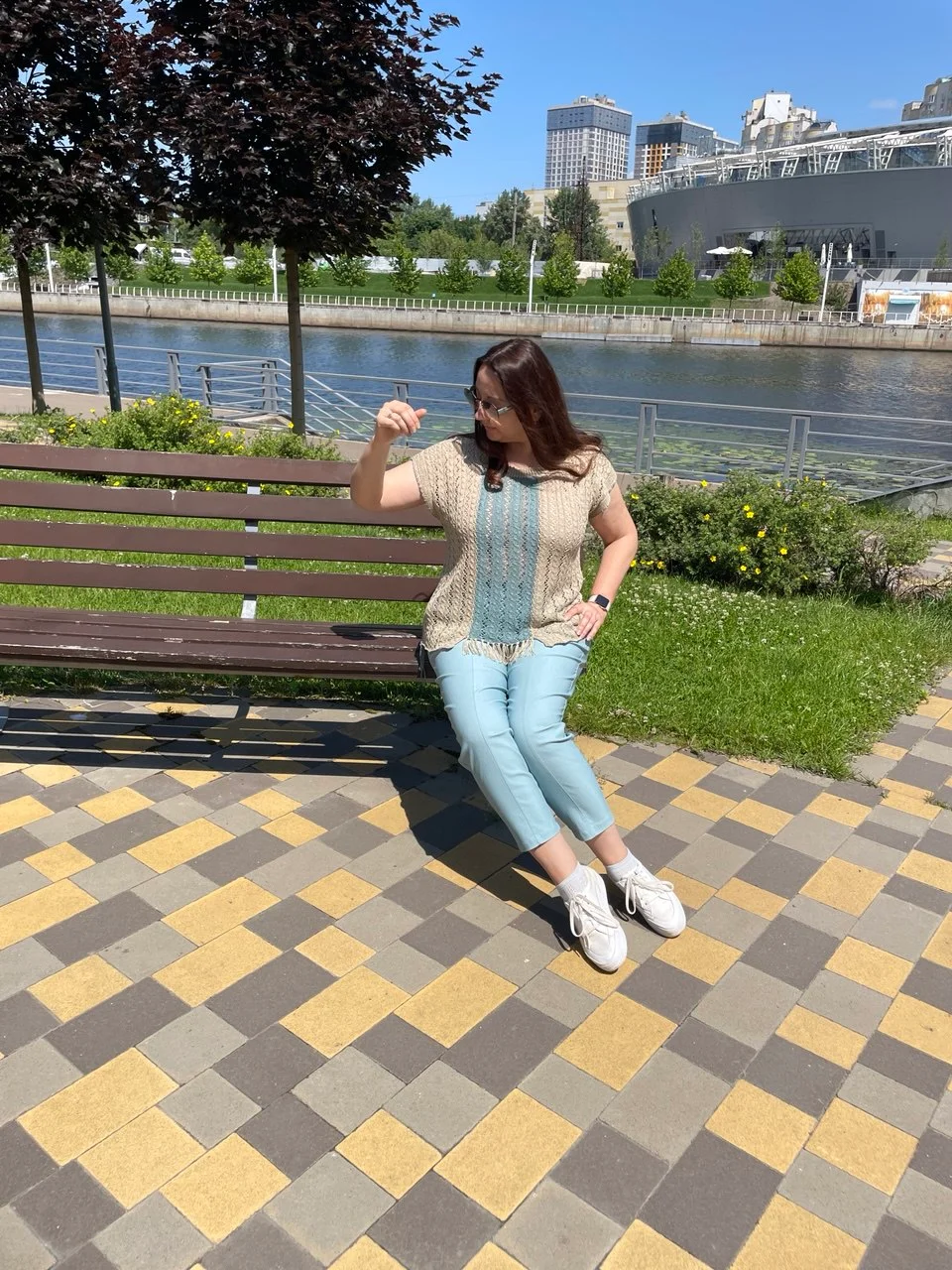 PDF мастер-класс по вязанию летнего ажурного топа с бахромой | Женский Топ | Вязание спицами product image (4)