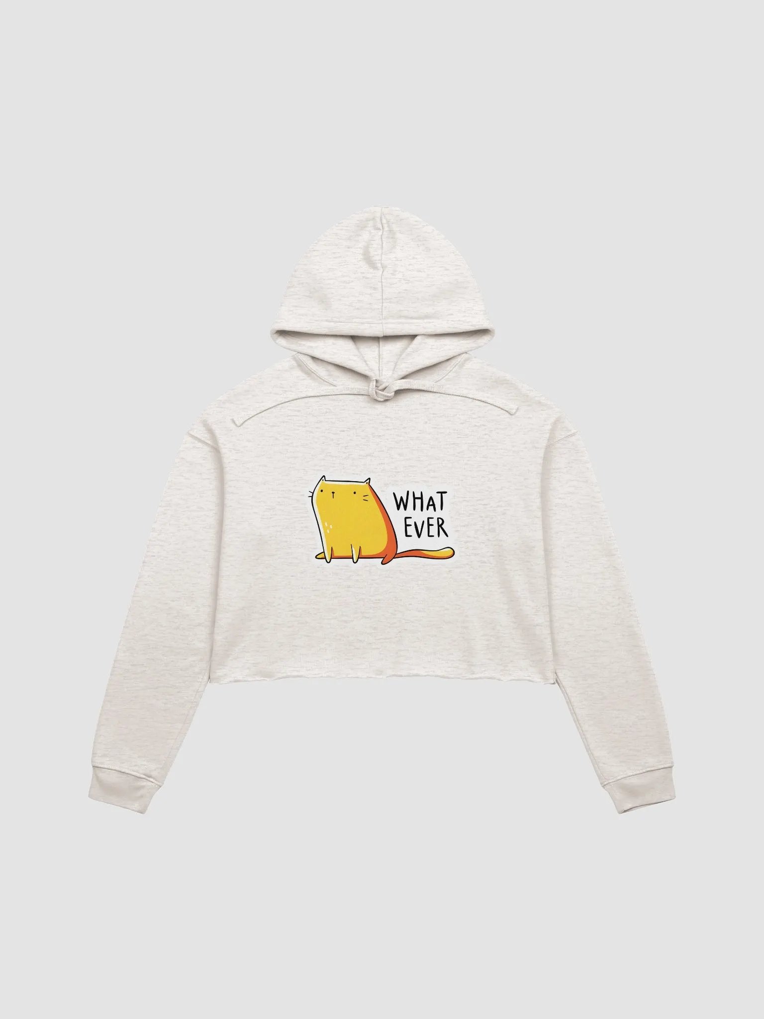 Whimsical Whatever Cat Crop Hoodie product image (16)
