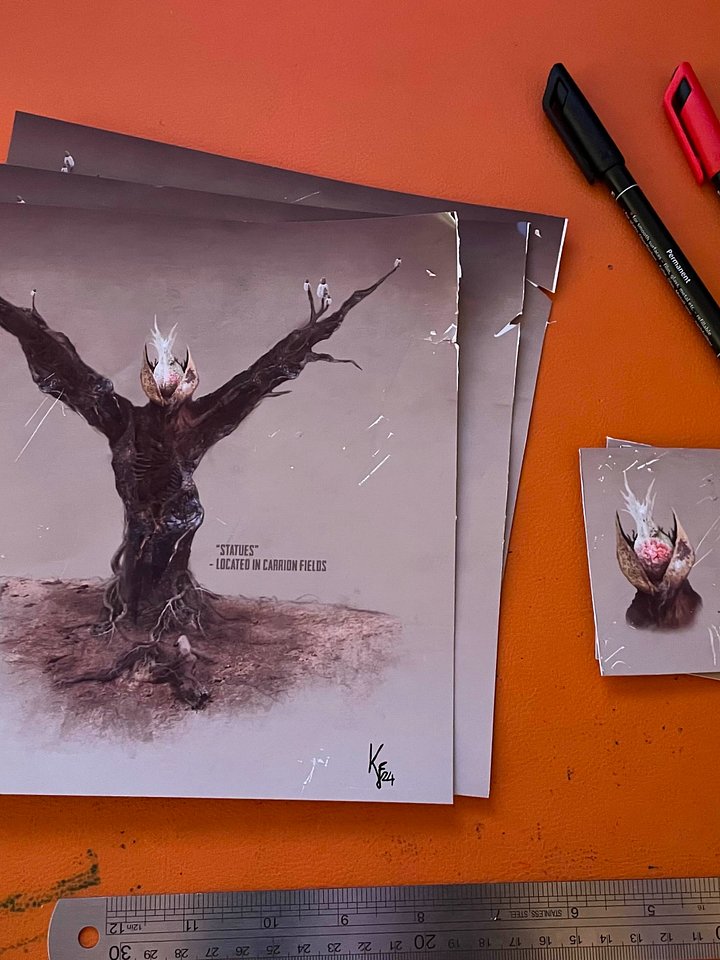 SODs Scratch Prints - Like a piece of the apocalypse ! product image (1)
