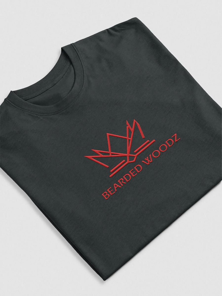 Men's Bearded Woodz T-Shirt (Red Embroidery) product image (4)
