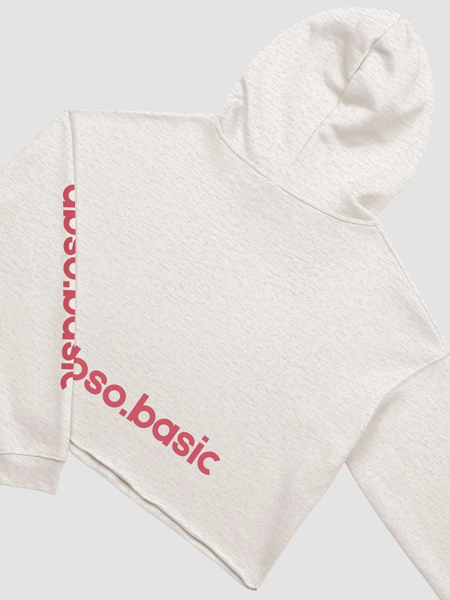 Shy Ghost Graffiti Cropped Hoodie product image (20)