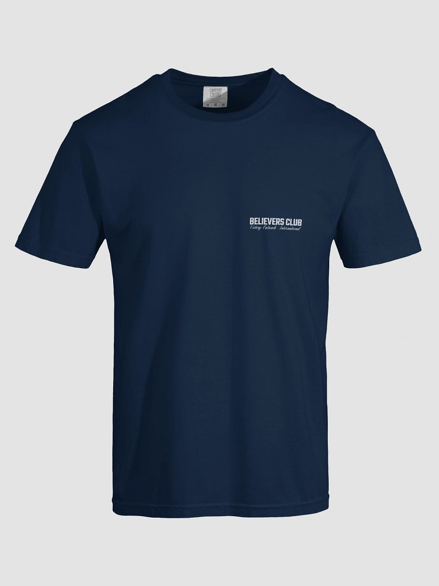 Navy Blue Believers Club T-Shirt product image (5)