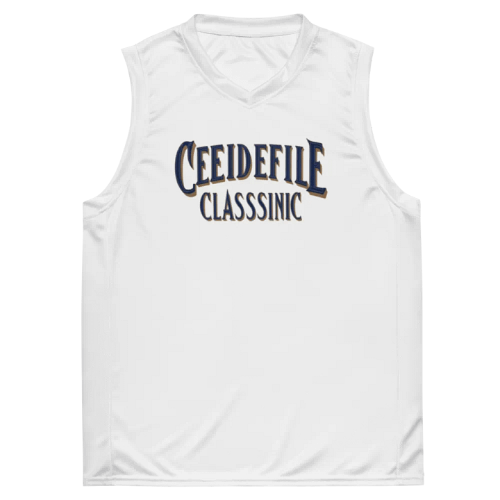 Classsic Typography All-Over Basketball Jersey product image (2)